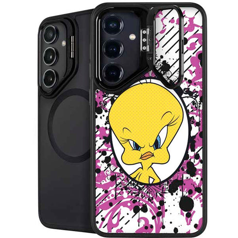 Looney Tunes Tweety Bird with Attitude Galaxy S24 FE Kickstand Case