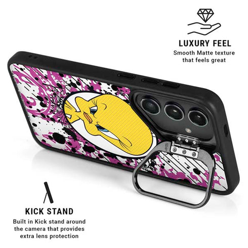Looney Tunes Tweety Bird with Attitude Galaxy S25 Kickstand Case