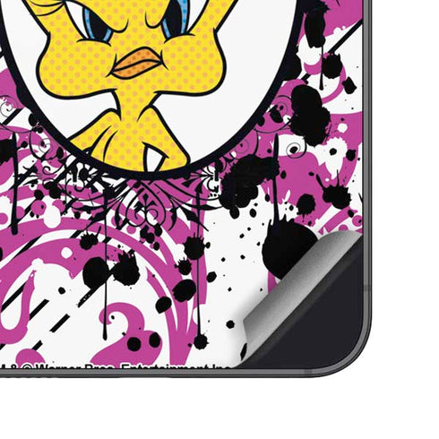 Looney Tunes Tweety Bird with Attitude Galaxy S25 Plus Skin