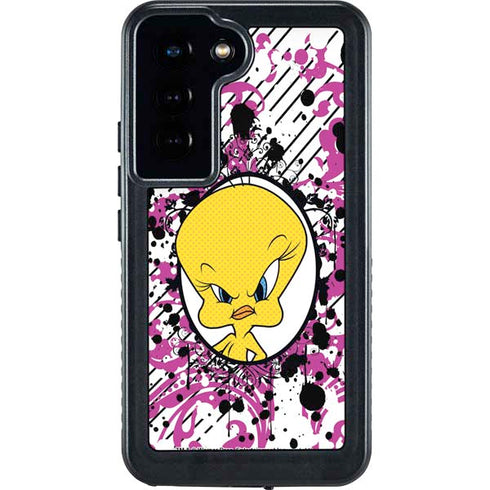 Looney Tunes Tweety Bird with Attitude Galaxy S24 Waterproof Case
