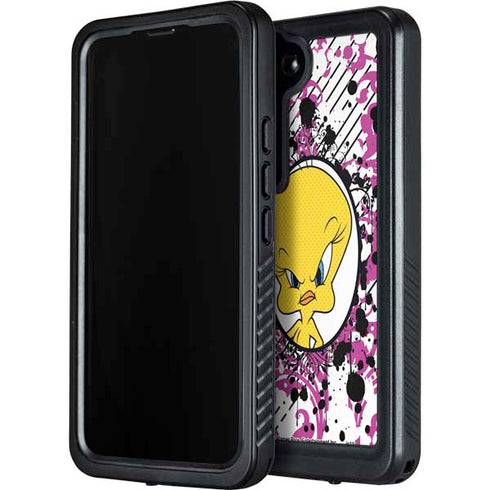 Looney Tunes Tweety Bird with Attitude Galaxy S24 Waterproof Case