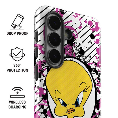 Looney Tunes Tweety Bird with Attitude Galaxy S26 Plus Impact Case