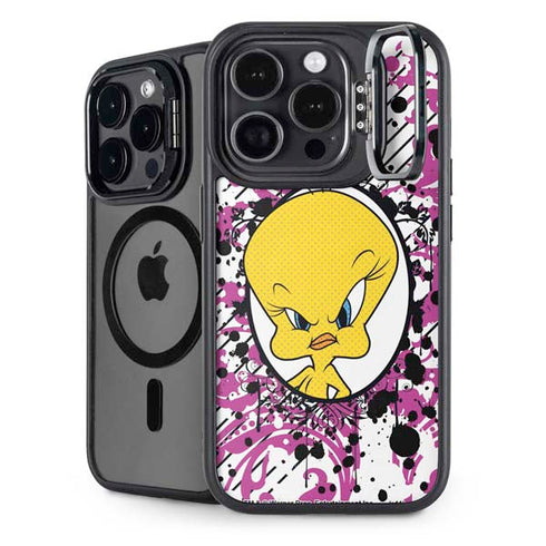 Looney Tunes Tweety Bird with Attitude iPhone 14 Pro Kickstand Case