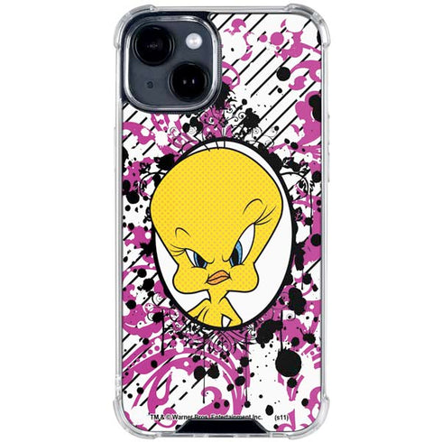 Looney Tunes Tweety Bird with Attitude iPhone 15 Clear Case