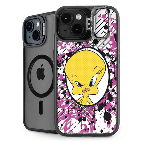 Looney Tunes Tweety Bird with Attitude iPhone 15 Kickstand Case