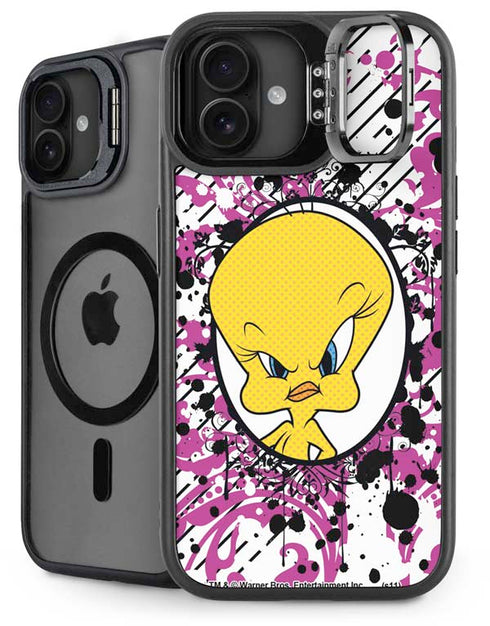 Looney Tunes Tweety Bird with Attitude iPhone 16 Kickstand Case