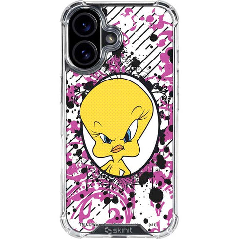 Looney Tunes Tweety Bird with Attitude iPhone 16 Plus Clear Case