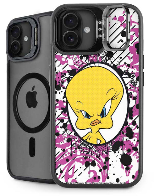 Looney Tunes Tweety Bird with Attitude iPhone 16 Plus Kickstand Case
