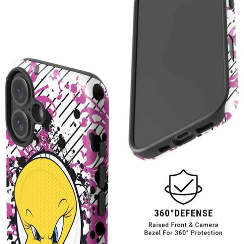 Looney Tunes Tweety Bird with Attitude iPhone 16 Plus Magsafe Impact Case