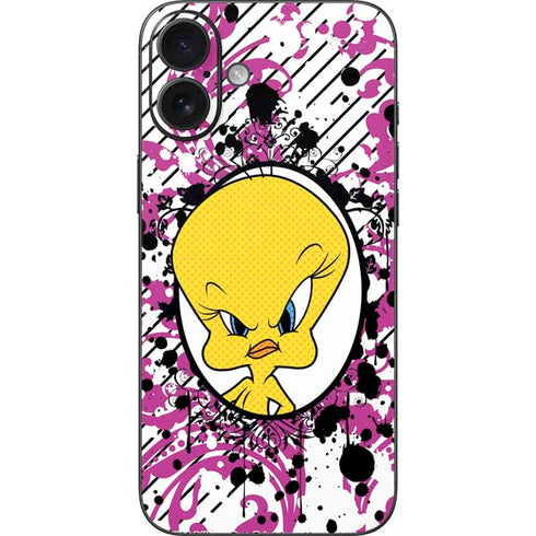 Looney Tunes Tweety Bird with Attitude iPhone 16 Plus Skin