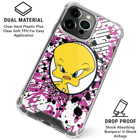 Looney Tunes Tweety Bird with Attitude iPhone 16 Pro Max Clear Case