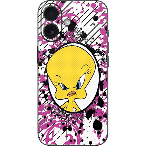 Looney Tunes Tweety Bird with Attitude iPhone 16 Skin