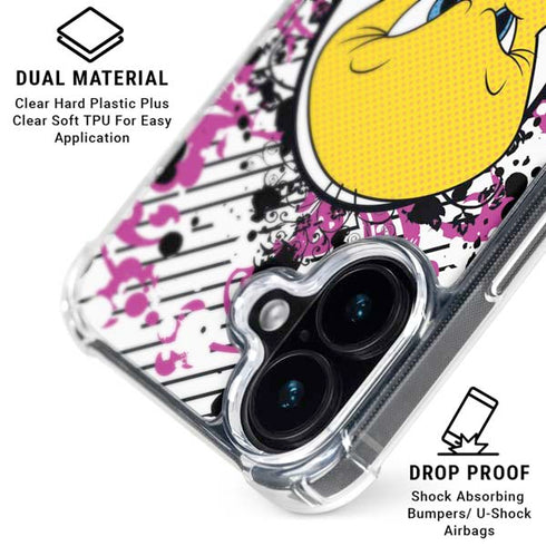 Looney Tunes Tweety Bird with Attitude iPhone 17 Clear Case