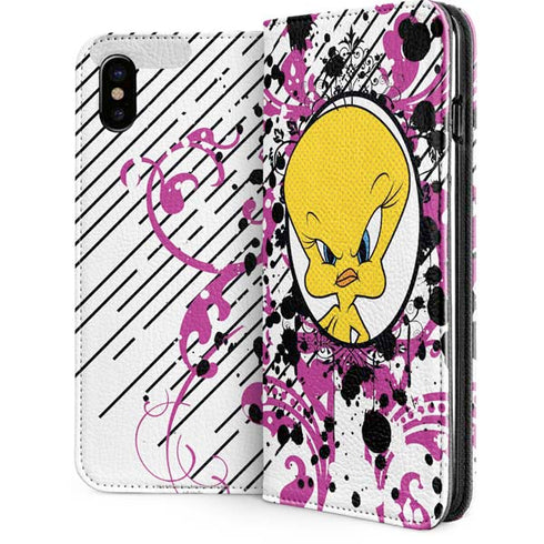 Looney Tunes Tweety Bird with Attitude iPhone 8 Folio Case