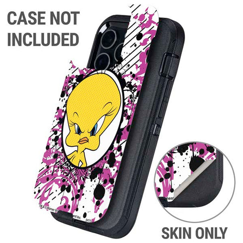 Looney Tunes Tweety Bird with Attitude Otterbox Defender iPhone Skin