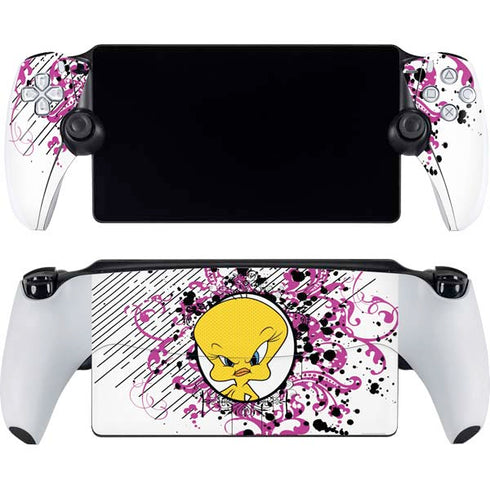 Looney Tunes Tweety Bird with Attitude PlayStation Portal Remote Player Skin