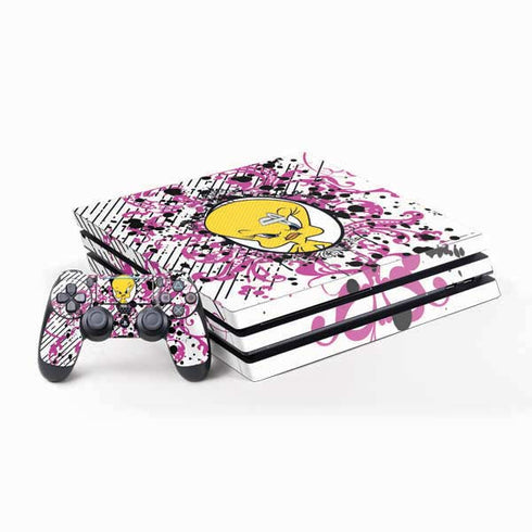 Looney Tunes Tweety Bird with Attitude PlayStation PS4 Skins