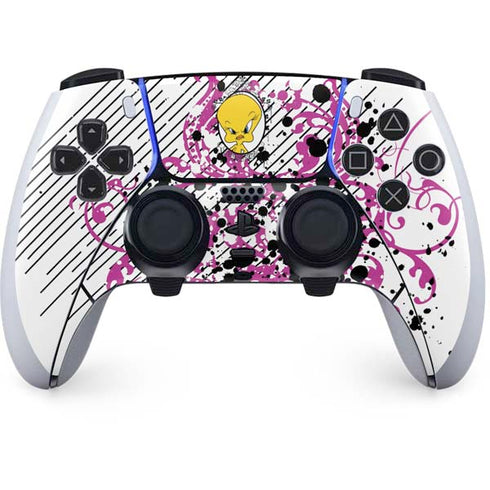 Looney Tunes Tweety Bird with Attitude PS5 DualSense Edge Pro Controller Skin