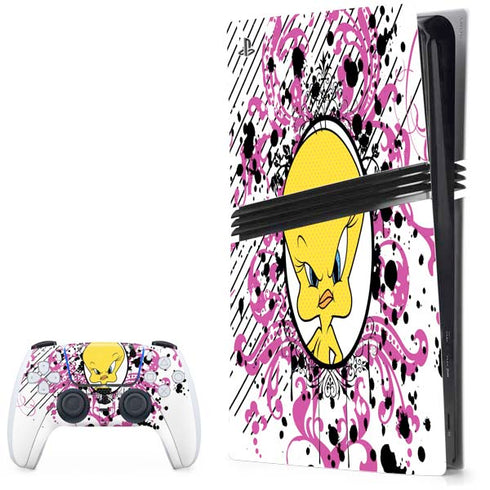 Looney Tunes Tweety Bird with Attitude PlayStation PS5 Skins