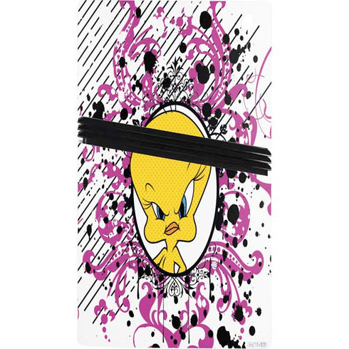 Looney Tunes Tweety Bird with Attitude PS5 Pro Console Skin