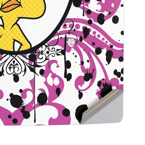 Looney Tunes Tweety Bird with Attitude PS5 Pro Disk Console Skin