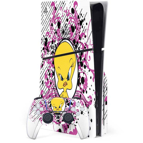 Looney Tunes Tweety Bird with Attitude PlayStation PS5 Skins