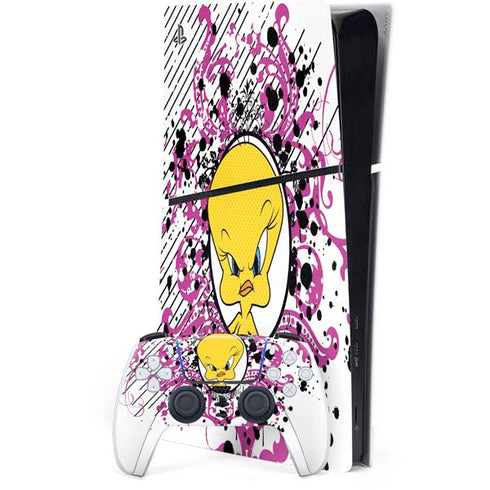 Looney Tunes Tweety Bird with Attitude PlayStation PS5 Skins