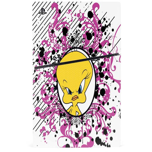 Looney Tunes Tweety Bird with Attitude PS5 Slim Digital Edition Console Skin