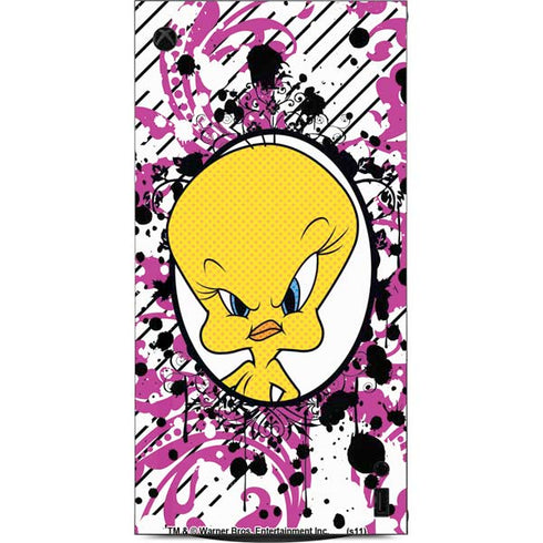 Looney Tunes Tweety Bird with Attitude XBox Series X Digital Edition Console Skin