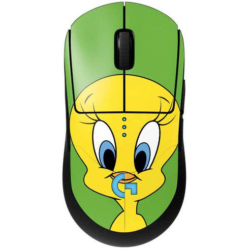 Looney Tunes Tweety Bird Zoomed In G Pro Wireless Gaming Mouse Skin