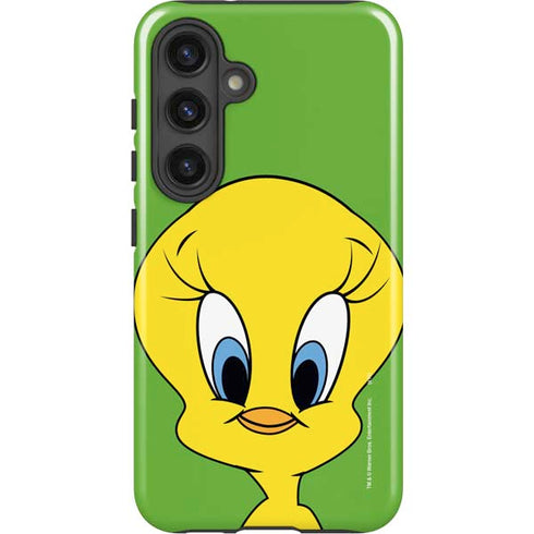 Looney Tunes Tweety Bird Zoomed In Galaxy S25 Impact Case