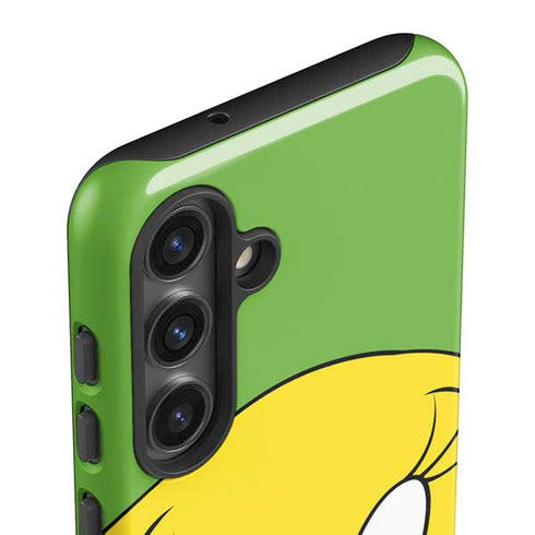 Looney Tunes Tweety Bird Zoomed In Galaxy S25 Impact Case