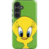 Looney Tunes Tweety Bird Zoomed In Galaxy S25 Plus Impact Case
