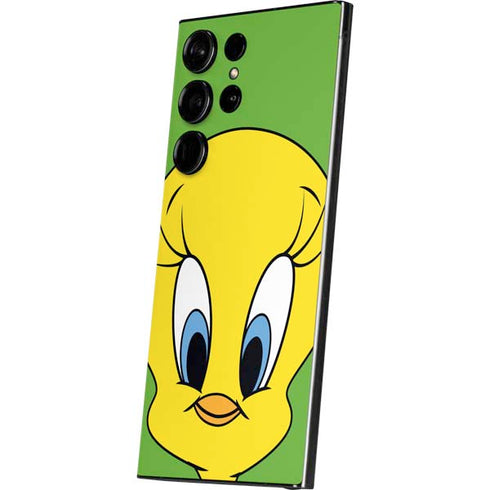 Looney Tunes Tweety Bird Zoomed In Galaxy S24 Ultra Skin