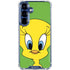 Looney Tunes Tweety Bird Zoomed In Galaxy S25 Plus Clear Case