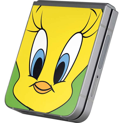 Looney Tunes Tweety Bird Zoomed In Galaxy Z Flip6 Skin