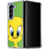 Looney Tunes Tweety Bird Zoomed In Galaxy Z Fold5 5G Clear Case