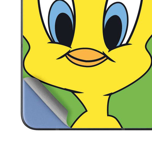 Looney Tunes Tweety Bird Zoomed In Galaxy Z Fold5 5G Skin