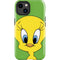 Looney Tunes Tweety Bird Zoomed In iPhone 15 Impact Case