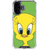 Looney Tunes Tweety Bird Zoomed In iPhone 16 Plus Clear Case
