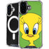Looney Tunes Tweety Bird Zoomed In iPhone 16 Plus MagSafe Case