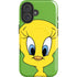 Looney Tunes Tweety Bird Zoomed In iPhone 16 Plus Magsafe Impact Case