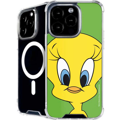 Looney Tunes Tweety Bird Zoomed In iPhone 16 Pro MagSafe Case