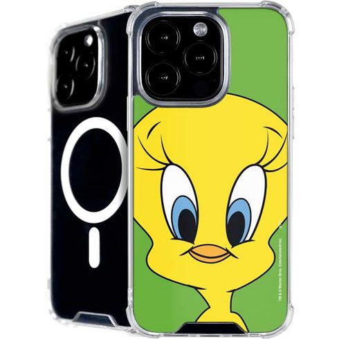 Looney Tunes Tweety Bird Zoomed In iPhone 16 Pro Max MagSafe Case