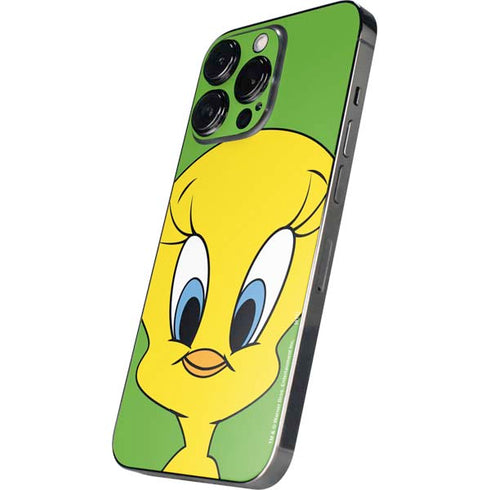 Looney Tunes Tweety Bird Zoomed In iPhone 16 Pro Skin