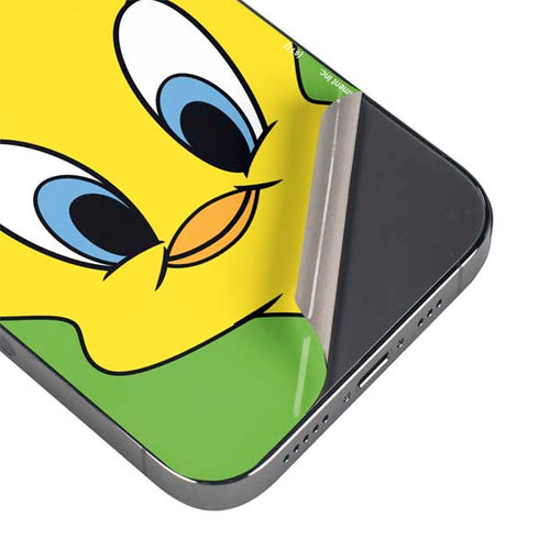 Looney Tunes Tweety Bird Zoomed In iPhone 16e Skin
