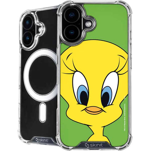 Looney Tunes Tweety Bird Zoomed In iPhone 17 MagSafe Case