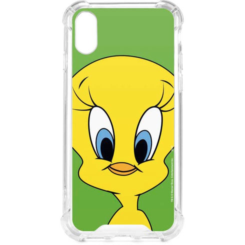 Looney Tunes Tweety Bird Zoomed In iPhone XS Clear Case