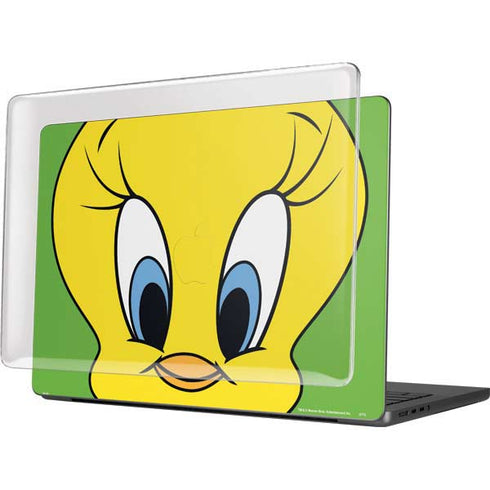 Looney Tunes Tweety Bird Zoomed In MacBook Pro 14in (2021-24) Case plus Skin