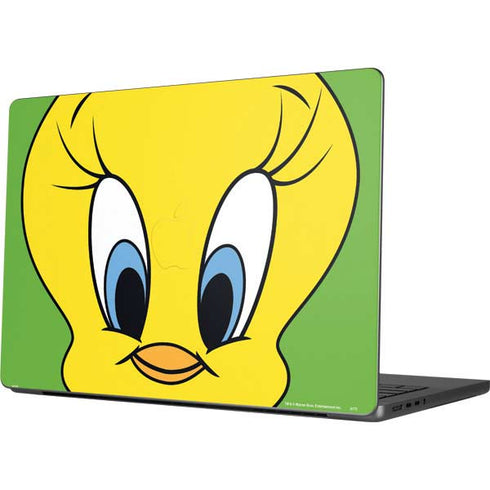 Looney Tunes Tweety Bird Zoomed In Apple MacBook Pro 14-inch Skin